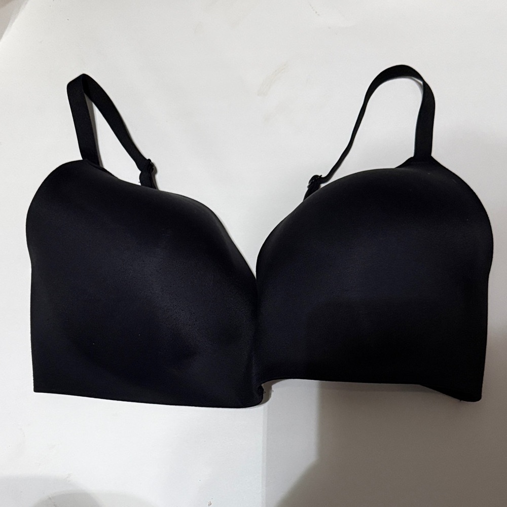 PINK by Victoria's Secret Black Seamless T-Shirt Bra - Women Intimates